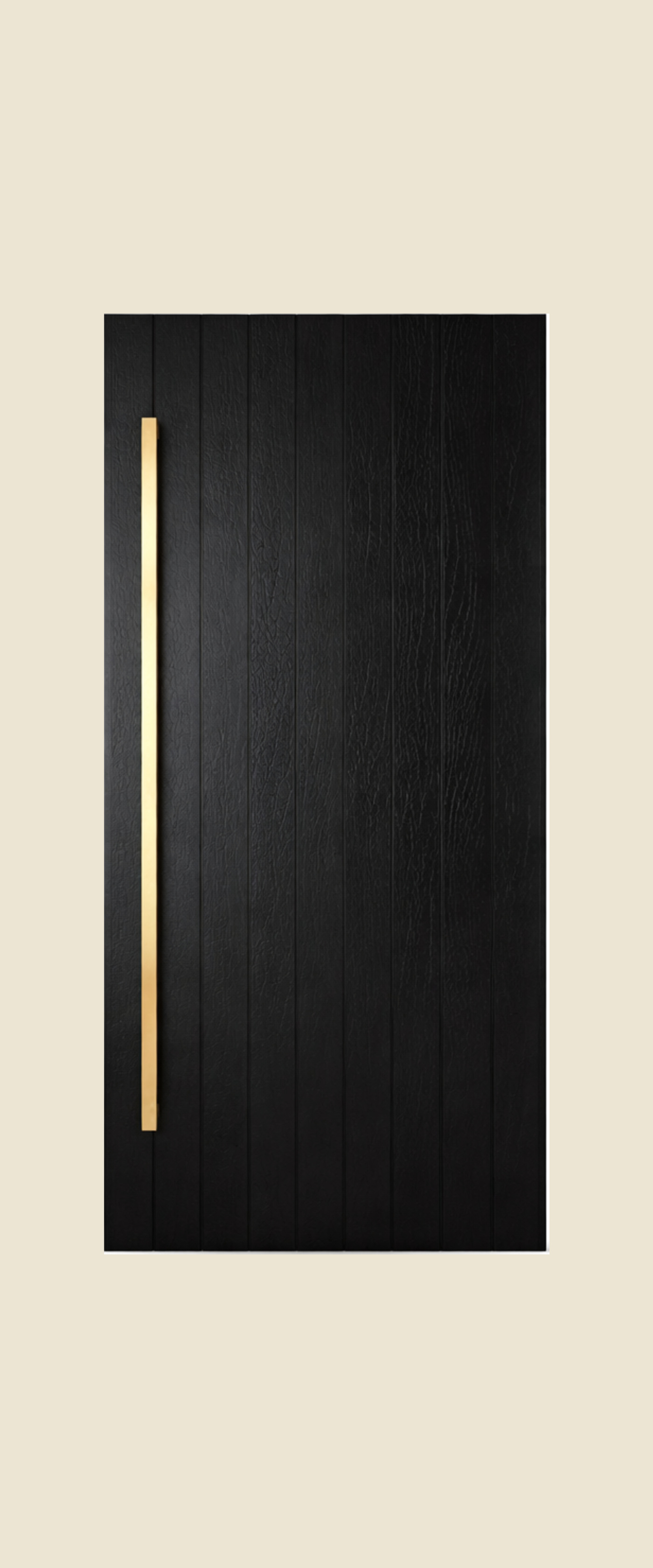 PILLAR bespoke pivot — Thermory Ignite Spruce cladding
