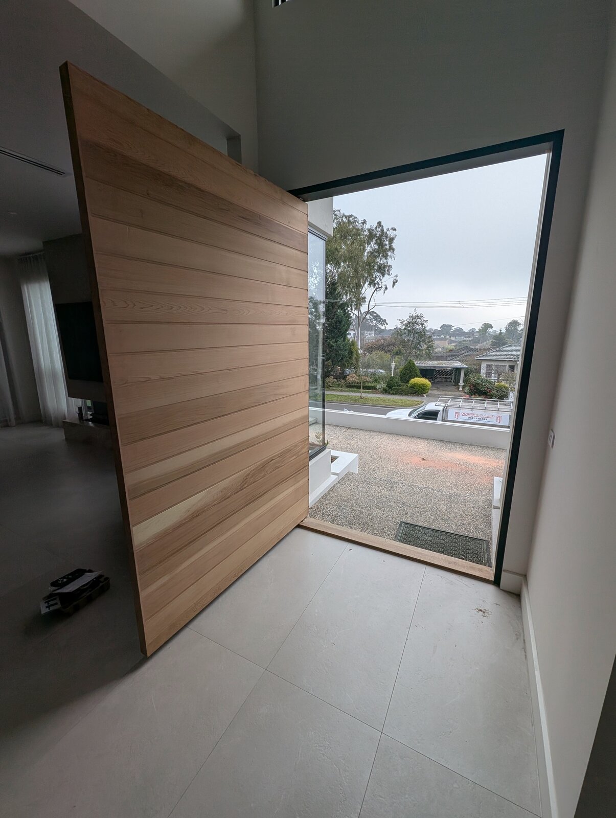 Western Red Cedar pivot, open