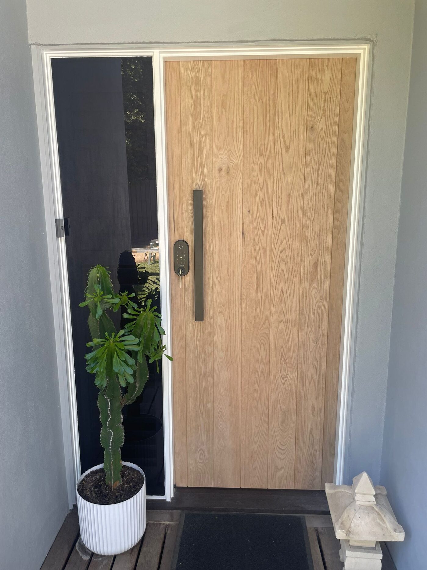 American Oak entrance transformation — Mornington
