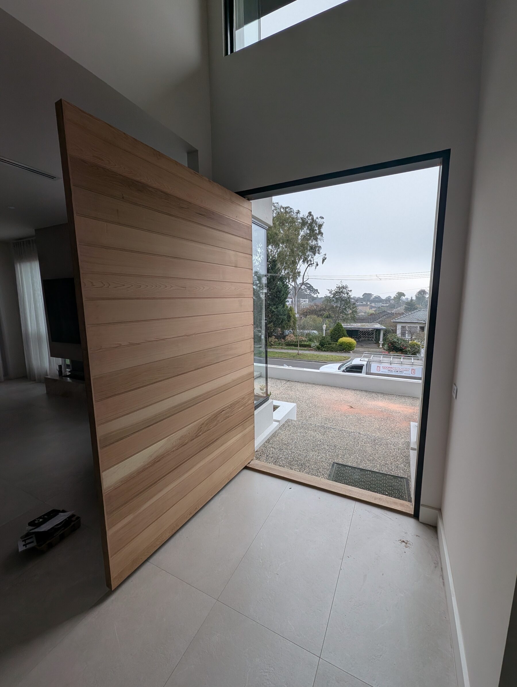 Western Red Cedar pivot, Balwyn