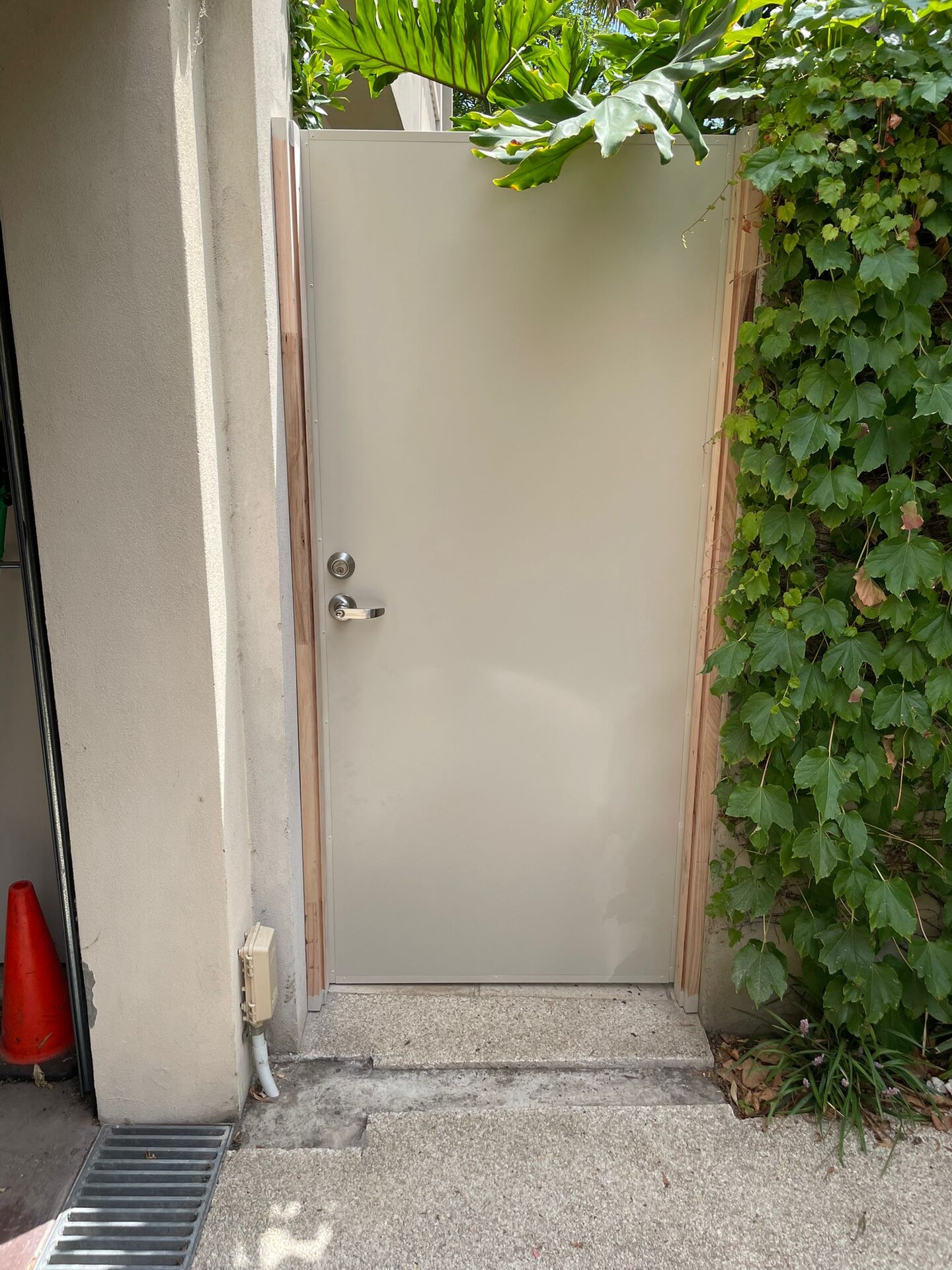 StormBloc weather-resistant external door — Armadale install